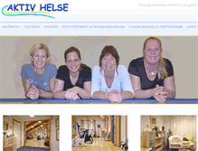 Tablet Screenshot of aktivhelsegeilo.no